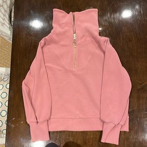 Varley Pink High-Neck Jacket